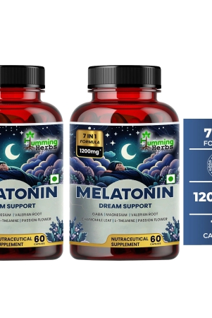 humming-herbs-melatonin-dream-support-advanced-sleep-relax-formula-with-magnesium-gaba-l-theanine-valerian-chamomile-passionflower-pack-of-2