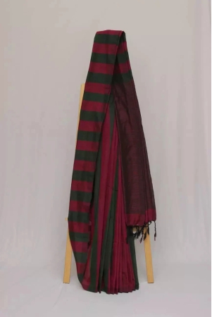 tisser-khadi-stribe-saree-with-blouse-piece