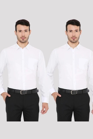 maharaja-white-polyester-slim-fit-mens-casual-shirt-pack-of-2-none