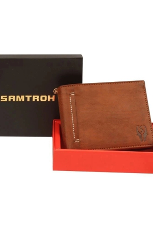 samtroh-pu-tan-mens-regular-wallet-pack-of-1-tan