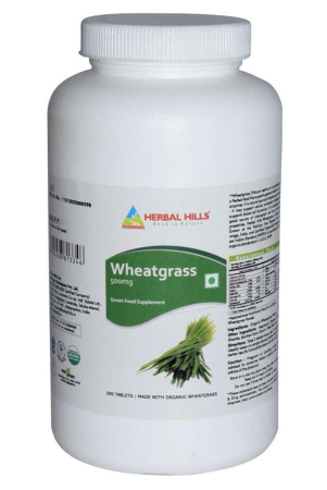 Herbal Hills Wheatgrass Super Saver Pack Tablet 500 no.s Pack Of 1