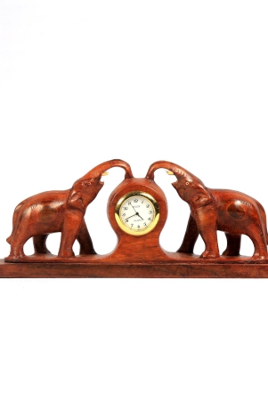 wooden-dual-elephant-table-clock-table-top-decor-