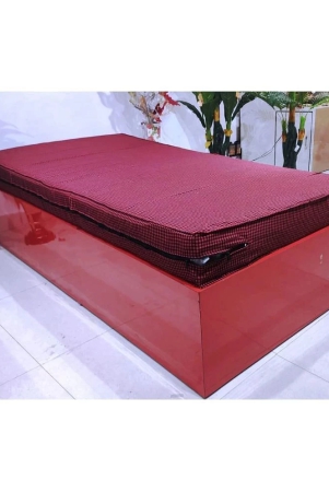 abhikram-red-cotton-mattress-cover-king