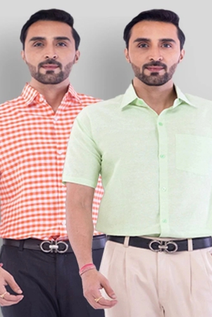 deshbandhu-dbk-multicolor-cotton-regular-fit-mens-casual-shirt-pack-of-2-none