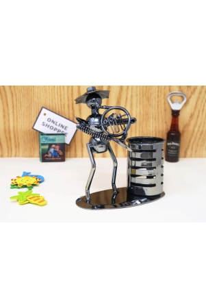 metal-bandsman-grande-pen-pencil-holder-black