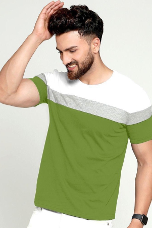 ausk-olive-cotton-blend-regular-fit-mens-t-shirt-pack-of-1-none