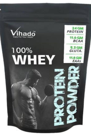 Vihado Unflavoured Whey Protein Powder 50 gm