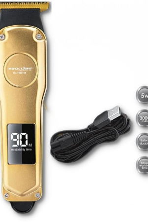 psk-professional-hair-trimmer-5w-3000-mah-with-digital-display-runtime-90-min-trimmer-for-men-women-gold