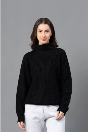 Mode By RedTape Women Black Solid Sweater