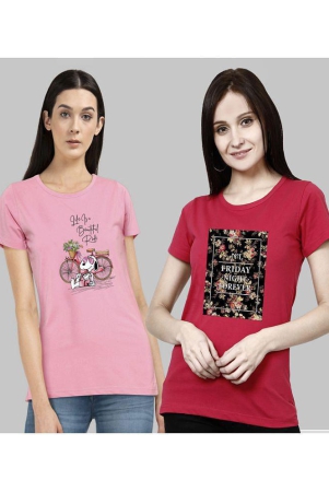 chozi-pink-cotton-blend-regular-fit-womens-t-shirt-pack-of-2-none