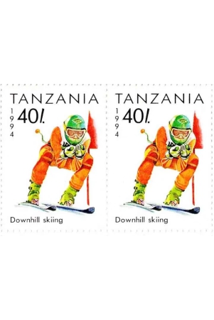 tanzania-downhill-skiing-2-stamps