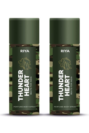 thunderheart-beats-for-india-by-riya-for-men-womenperfume-body-spray-citrus-floral-woody-150-mllong-lasting-josh-perfumeheartbeat-of-india-pack-of-2