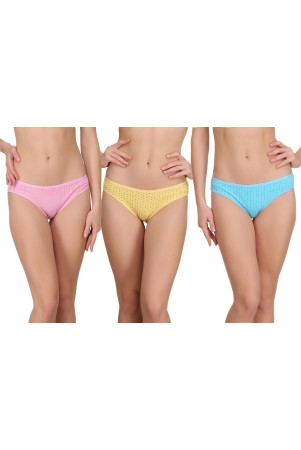 eves-beauty-women-bikini-multicolor-panty-l-multicolor-cotton-blend