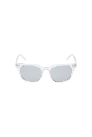 Crystal Round Unisex Sunglasses (P467GY10PV)