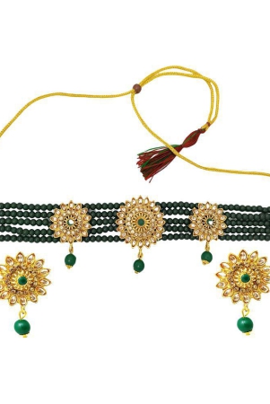 gilher-green-alloy-necklace-set-pack-of-1-green