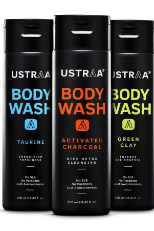 ustraa-body-wash-750ml-green-clay-activated-charcoal-and-taurine