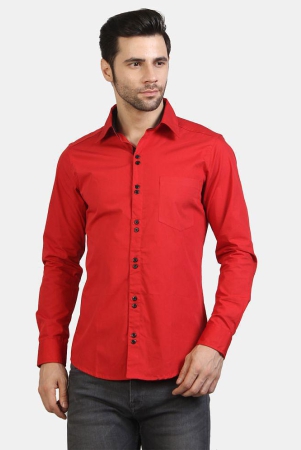 life-roads-red-cotton-slim-fit-mens-casual-shirt-pack-of-1-none