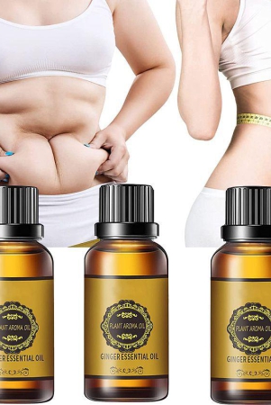 Aromine Belly Fat Ginnger Oil For Women- Shaping & Firming Oil 90 mL Pack of 3