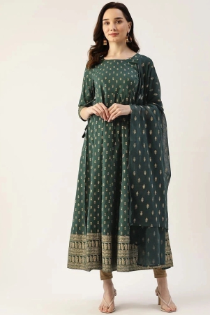 kbz-green-cotton-womens-anarkali-kurti-pack-of-1-none