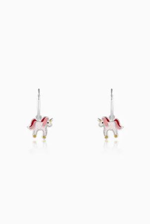 Silver Sweetie Belle Unicorn Kids Earrings (4-12 yrs)