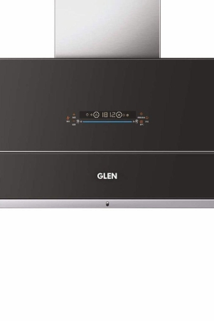 glen-90cm-1400-mhr-auto-clean-filterless-vertical-glass-kitchen-chimney-with-1-year-comprehensive-warranty-12-year-on-motor-bldc-motor-motion-sensortouch-controls-6074-black