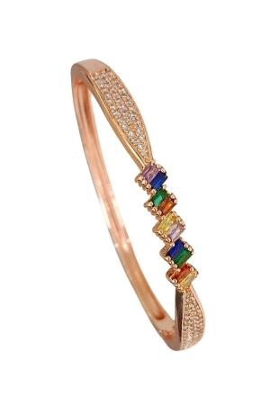 jewleryklub-rose-gold-plated-anti-tarnish-stainless-steel-openable-zircon-colored-stones-bracelet-cuff-bangle-friendship-couple-wedding-gifts-for-mother-sister-wife-girlfriend-anti-tarnish-jewellery