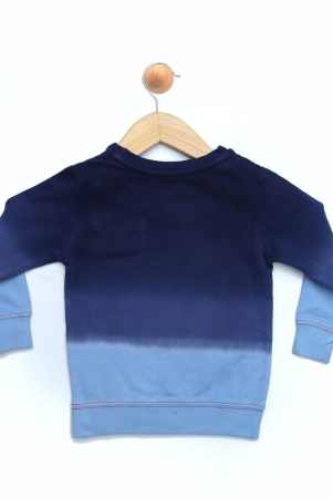 BOYS NAVY SOLID SWEAT SHIRT WITH POCKET