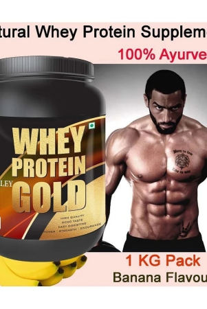 Nutriley Whey Gold Whey Protein ( 1000 gm , Banana - Flavour )