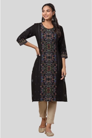 juniper-black-rayon-womens-straight-kurti-pack-of-1-none