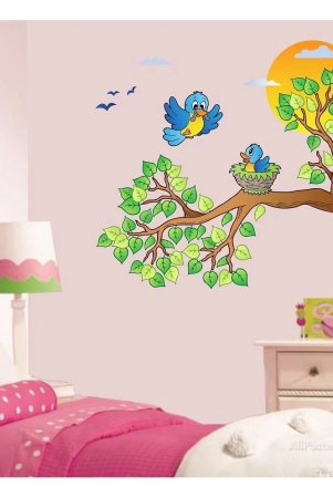 asmi-collection-baby-birds-in-nest-on-tree-branch-wall-sticker-70-x-75-cms-