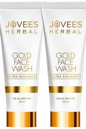 jovees-herbal-gold-face-wash-for-nourished-hydrated-and-radiant-glow-100-ml-pack-of-2