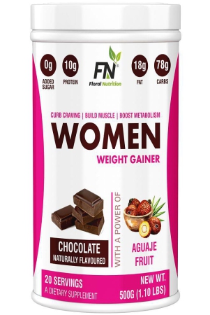 floral-nutrition-women-super-weight-gainer-with-vitamins-minerals-protein-shake-500-gm-chocolate