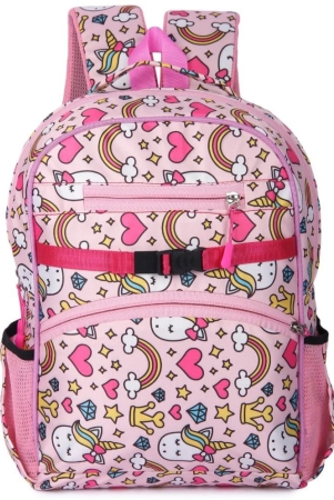 Lychee Bags  Backpack Kids Polyester School Backpack  (pink )