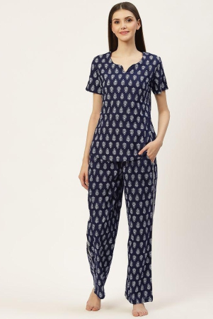 kbz-blue-cotton-womens-nightwear-nightsuit-sets-pack-of-1-none