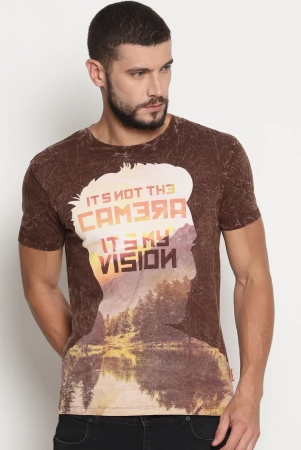 wolfpack-men-brown-round-neck-printed-t-shirt-l