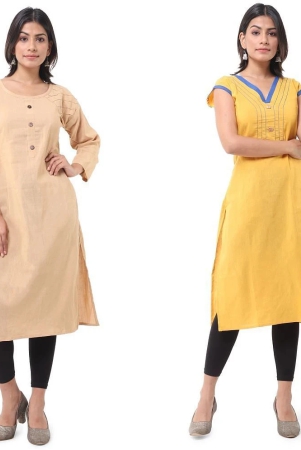 deshbandhu-dbk-multicolor-cotton-womens-straight-kurti-pack-of-2-none