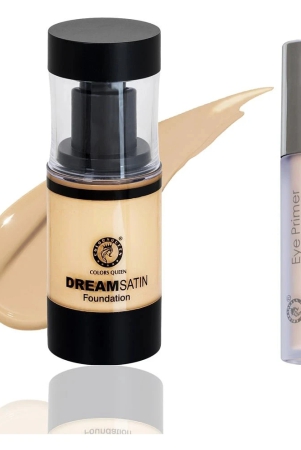 colors-queen-dream-satin-oil-free-water-proof-foundation-ivory-with-color-corrector-combo-of-2