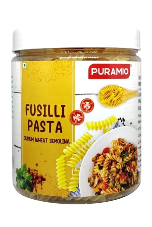 Puramio Fusilli Durrum Wheat Semolina Pasta, 650 gm