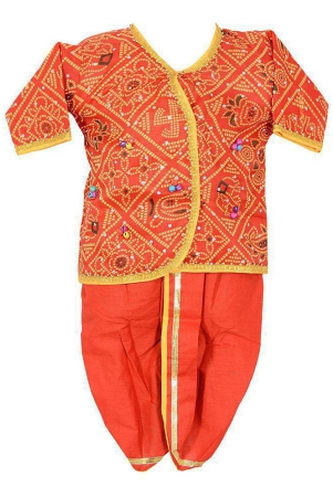 ahhaaaa-orange-blended-dhoti-kurta-3-years