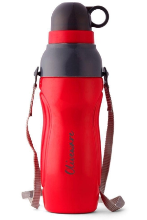 oliveware-red-water-bottle-650-ml-ml-set-of-1-red