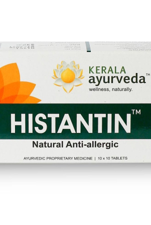 Kerala Ayurveda Histantin 100 Tablets,Non-Drowsy Ayurvedic Pills For Relief From Allergies, With Amla, Turmeric and Guduchi