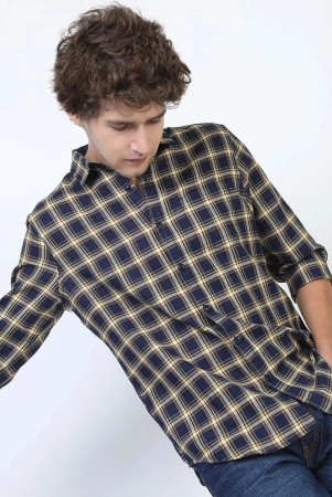 ketch-cotton-blend-regular-fit-checks-full-sleeves-mens-casual-shirt-navy-blue-pack-of-1-none