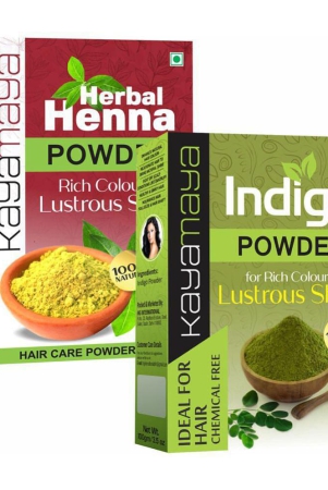 kayamaya-100-organic-indigo-powder-herbal-henna-mehendi-powder-organic-henna-100-g-pack-of-2