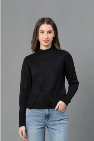 Mode By RedTape Women Black Solid Sweater