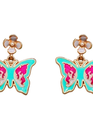 light-blue-butterfly-earrings-with-flower-studs