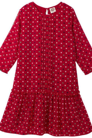 cub-mcpaws-girls-midi-knee-length-casual-dress-red-full-sleeve-none