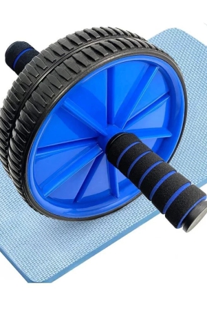 ab-roller-set-with-knee-mat-for-gym-workout-fitness-exercise-pack-of-1-free-size