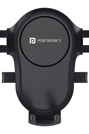 portronics-black-single-clamp-car-mobile-holder-black