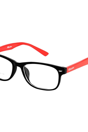 redex-rectangle-unisex-blackred-color-full-frame-biofocal-photochromatic-lens