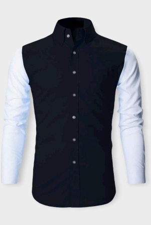 life-roads-black-cotton-slim-fit-mens-casual-shirt-pack-of-1-none